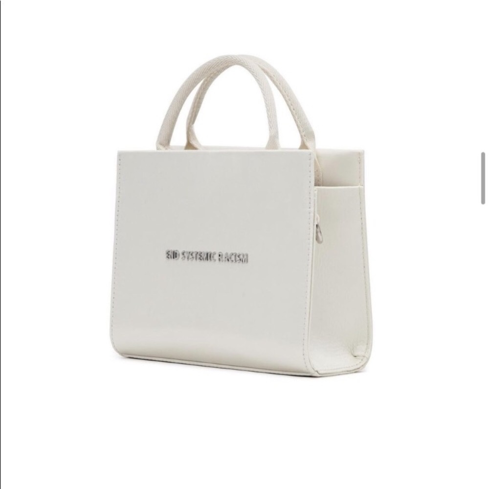 Brandon Blackwood ESR Tote Cream Satin